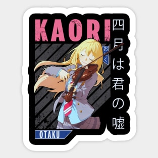 Your Lie in April kaori 3 Sticker